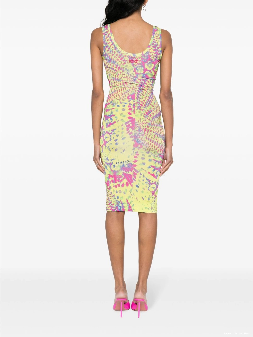 Cheap sleeveless Couture dress Jeans Women abstract-print Versace 0824